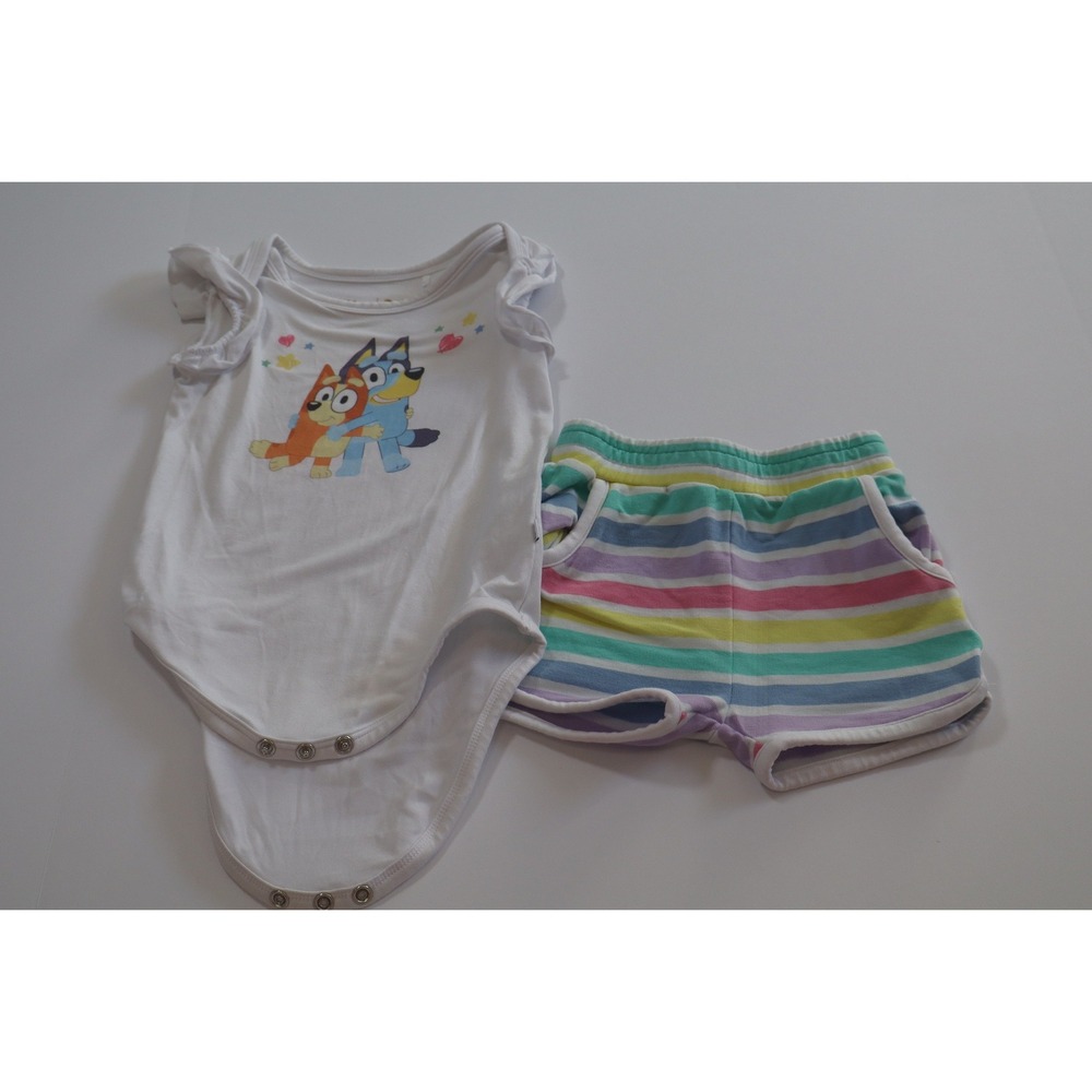Little Sleepies Bluey & Bingo Hugs Set 12-18 Months